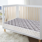 Tiankehan Premium Hypoallergenic Baby Crib Mattress and Toddler Mattress - 52" x 27.6" x 5" - Breathable - Firm Soft - Fits Standard Cribs and Toddler Beds