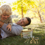 JTCJozz Bug Catcher Kit, Kids Bug Collection Kit, Outdoor Nature Explorer Kit with Tweezers, Magnifying Glass, Science Educational Kit, Bug Observation Container for Boys and Girls (Gold)