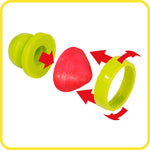READY 2 LEARN Easy Grip Crayons - 6 Colors - 18m+ - Non-Toxic Toddler Crayons - Easiest to Hold - Refills Available