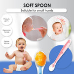 Bluet B - Baby Feeding Set – 4 PCS Silicone Tableware with Suction Plate, Bowl, Cup & Spoon - Extra-Thick Premium Silicone, BPA-Free, Food Grade, Microwave & Dishwasher Safe
