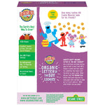 Earth's Best Organic Cookies, Toddler Snacks, Oatmeal Cinnamon, Sesame Street Letter of the Day Cookies, 5.3 Ounce (Pack of 2)