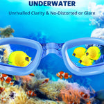 Aegend Swim Goggles, Swimming Goggles No Leaking Anti Fog UV Protection Triathlon Swim Goggles with Free Protection Case for Adult Men Women Youth Kids Child, Multiple Choice