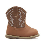 BMCiTYBM Baby Cowboy Cowgirl Boys Girls Western Boots Brown Size 6 Toddler