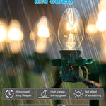 OuuKoo Night Light Bulb Warm White Replacement Bulbs - E12 Light Bulbs - 7Watt Incandescent Light Bulbs - 15 Packs, Warm White Glow - Dimmable (Night Light Bulbs 7 Watt)