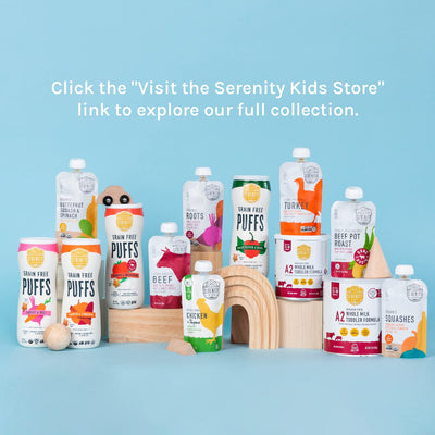 Serenity Kids 12-36 Months Toddler Formula Powder - Grass Fed Organic A2 Whole Milk - Clean Label Project Purity Award Certified - 21 oz, 1 Count, Milk Powder