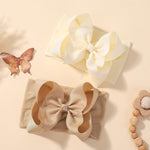 doboi 12pcs Big Baby Bows Baby Girl Headbands Ribbon Bow Hair Accessories Nylon Headband Bows for Baby Girls Infant Newborn Toddler
