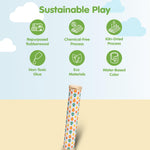 PlanToys® Wooden Rain Maker Musical Toy for Toddlers | Baby Rain Stick for Sensory & Auditory Development | Eco-Friendly Educational Toy for 12+ Months