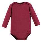Hudson Baby Unisex Baby Cotton Long-Sleeve Bodysuits Fall Botanical 5-Pack, 6-9 Months