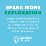 Educational Insights GeoSafari Jr. Kidnoculars Pink Binoculars For Toddlers & Kids, Gift for Toddlers Ages 3+