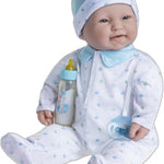 JC Toys 20-inch La Baby Soft Body Doll | Washable | Gift Set includes Magic Milk Bottle & Pacifier | Removable Pink Outfit | Perfect for Toddlers and Kids Ages 2+