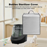 Baby Bottle Washer Cover Sterilizer Cover Dust-Proof Nylon Protective Case for Baby Brezza Bottle Dryers Pro - Sterilizer Dryer - All in One Machine (Silver)