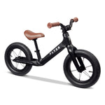 Radio Flyer Ultra Lite Balance Bike, Black, for Kids Ages 1.5-5, Pedal Free for Quick Learning, Lightweight Frame, Rubber Air Tires, Tool-Free Adjustable Seat, Footrest, Kid & Toddler Balance Bikes