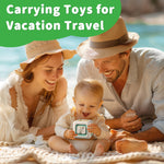 SOCBTNSO Busy Cube Toy, Sensory Toys for Toddlers 1-3, Baby Car Seat Toys 12-18 Months, Toddler Airplane Travel Toys Age 1-2, Learning Fine Motor Skills, 1st Birthday Gifts Boys Girls