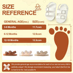 CYXUYJH Baby Boys Girls Infant Summer Sandals Open-Toe Outdoor Anti-Slip Rubber Soft Sole Newborn Toddler First Walker Shoes