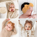 ALinmo 25PCS Baby Nylon Headbands Soft Hairbands Hair Bow Elastics for Baby Girls Newborn Infant Toddlers Kids
