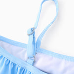 Disney Stitch Girls Swimsuits Lilo & Stitch Ruffle One Piece Bathing Suits Sport Summer Beach UPF 50 Swimwear Blue Quick Dry for Kids Girls Size 3T