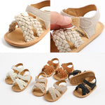 RVROVIC Baby Boys Girls Sandals Premium Soft Anti-Slip Rubber Sole Infant Summer Outdoor Shoes Toddler First Walkers(0-6 Months Infant,A5-White)