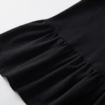 pureborn Toddler Girls Polo Dress Short Sleeve Pique Cotton Dress Summer Casual Playwear Dresses Black 2-3 Years