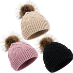 Baby Beanie Hat, Infant Newborn Toddler Winter Warm Knit Cap for Little Boys Girls, Winter Warm Hat