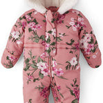 The Children's Place Unisex-Baby And Newborn Fleece Hoodie Zip-front Snowsuit Bunting