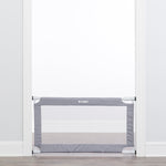 Regalo Safety 27.5-50” Extra Wide Mesh Baby Gate for Doorways & Hallways, Expandable Pressure Mounted Baby Gate for Toddlers & Pets, Includes Rubber Bumpers, Gray