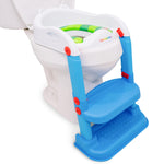 Cocomelon 1st Training Seat Step Up Potty, Upgrade Toddler Toilet Training Seat for Kids Boys Girls, 2 in 1 Potty Training Toilet, Splash Guard Anti-Slip Pad Step Stool