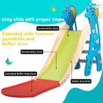 NYEEKOY 6 in 1 Toddler Slide and Swing Playset Indoor Outdoor Freestanding Playground Kids Slide Climber Swing Set with Basketball Hoop for Kids Age 3-12, Backyards Slide for Baby