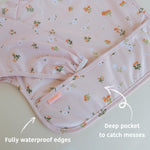 Torange Baby Bib, Long Sleeve Bib for Toddler, Waterproof Bibs for Baby, Baby-Led Weaning Smock, Machine Washable Feeding Bib