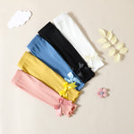 Toddler Baby Girl Legging Pants 5-Pack in Grey White Black Orange and Pink 6-9 Months