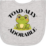 inktastic Boys Toadally Adorable Frog Newborn Bib