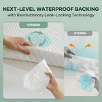 Ohgeni 100% Waterproof Mattress Protector, Queen, Fitted Sheet with Stretchable Pockets, Deep Sleep Noiseless Soft. Breathable Cooling Hypoallergenic Material, Mattresses Cover for Bed