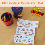 Lebze Jumbo Crayons for Toddlers, 16 Colors Non Toxic Crayons, Easy to Hold Large Crayon for Kids, Safe for Babies and Children Flower Monaco
