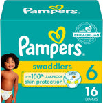 Pampers Baby Diapers - Swaddlers - Size 1, 198 Count, Ultra Absorbent Disposable Infant Diaper