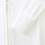 Baby Romper 100% Cotton Pajamas One Piece Long Sleeve Zipper Footie Onesie for 0~12M Baby