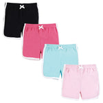 Hudson Baby Unisex Baby and Toddler Shorts Bottoms 4-Pack, Mint, 9-12 Months