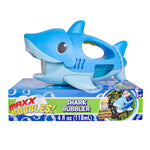 Handheld Shark Bubble Blower with Music – Squeeze-Activated Bubble Maker for Kids, 4oz Non-Toxic Solution Included, Fun for Outdoor Play, Pool Parties, Birthdays, Beach Days, Summer Fun, Ages 3+