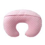 ESEN Baby Nursing Pillow and Body Positioner for Breast Feeding and Bottle Feeding, Ultra Soft Baby Breastfeeding Pillows with Removable Nursing Pillow Cover for More Support for Mom and Baby (Pink)