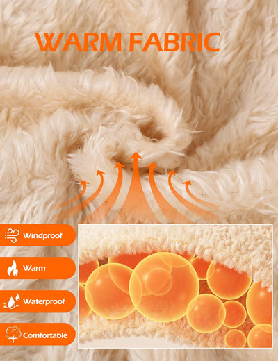 Yimoon Toddler Boys Girls Winter Coat Fleece Thicken Hooded Warm Puffer Jacket Outwear