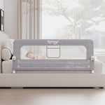 Kincongi Bed Rail for Toddlers, 59 Inch Swing Down Toddler Bed Rails with Wider U-Shape Base, Breathable Baby Bed Rail Guard for King, Queen, Full, Twin Bed Rail for Baby