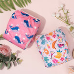 ALVABABY Baby Swim Diapers 2pcs Reuseable Washable & Adjustable for Swimming Lesson & Large Size for Baby Girl ZYK103-D118