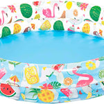 Intex Inflatable Stars Kiddie 2 Ring Circles Swimming Pool (48" X 10") [Assorted Styles]
