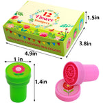 Fancy Land Flower Stamps Self Inking Spring Stampers for Kids Party Supplies Easter Basket Fillers School Classroom Students Reward Favors 12Pcs