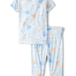 The Children's Place,Baby Boys,Easter Family Matching Snug Fit Cotton Pajamas,Blue Fog,6 Months,9 Months