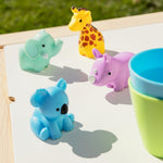 Munchkin Baby Bath Toy Squirts for Babies and Toddlers 9 Months and Up, Wild Animal Squirters, 8 Pack