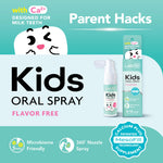 LAB52 Kids Oral Spray, Toothpaste Helper Fluoride Free, Xylitol Flavor Free