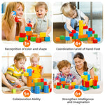 Magnetic Blocks, 1.41 inch Large Magnetic Building Blocks for Toddlers 3 4 5 6 7 8 Years Old Boys Girls Magnet Cubes for Kids 1-3 Montessori Toys STEM Preschool Educational Building Cube 30 Pcs
