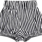 Newborn Baby 1Pack Shorts Cotton Linen Shorts Bloomer Cute Stripe Dot Plaid Triangle Shorts Bloomers Loose Harem Shorts (1pcs Black White Stripe,3-6 Months,3 Months,6 Months)