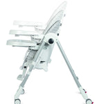 Peg Perego Prima Pappa Zero 3 - High Chair - for Children Newborn to 3 Years of Age - Made in Italy - Gold (White & Gold)