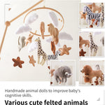 Ikubigu Baby Mobile for Crib, Baby Crib Mobile for Boys Girls, Baby Mobile for Bassinet, Boho Nursery Mobile, Nursery Decor Theme for Infant Bedroom Hanging, Gender Neutral Baby Gift