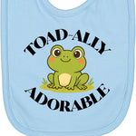 inktastic Boys Toadally Adorable Frog Newborn Bib